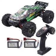 Blomiky 52KMH+ High Speed 2845 Brushless 1/16 Scale RC Truck for Kids and Adults Q903 Green