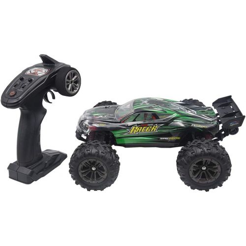  Blomiky 52KMH+ High Speed 2845 Brushless 1/16 Scale RC Truck for Kids and Adults Q903 Green