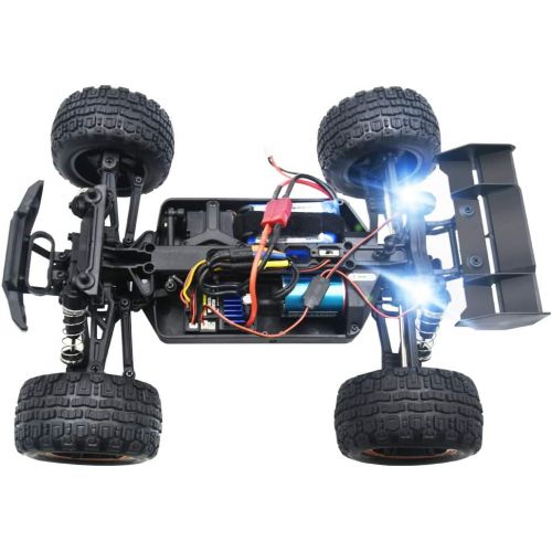  Blomiky Destroyer 2435 RC Brushless 4WD 2.4GHz 1/16 Scale 45KMH High Speed Racing RC Truck Extra 2 Battery 16890A