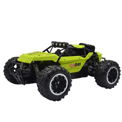  Blomiky C58 1:16 Scale Large Size 2.4G Remote Control RC Cars 15.5MPH High Speed 4WD RC Truck Rock Through Vehicle Extra 2 Battery C58R Green