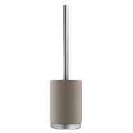 Blomus Ara Freestanding Stainless Steel Toilet Brush with Stoneware Holder