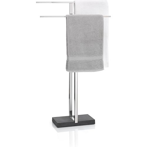  Blomus Floor Standing Towel Rack Stand, Polished Stainless Steel