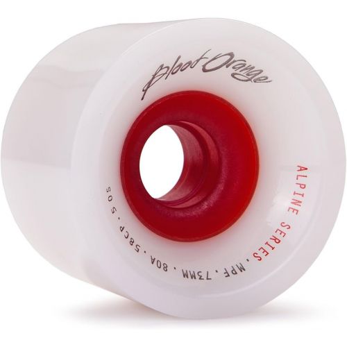  Blood Orange Alpine Series Longboard Skateboard Wheels - 73mm 80a