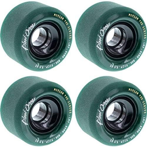  Blood Orange Liam Morgan Morgan Series Midnight Green Skateboard Wheels - 65mm 80a (Set of 4)