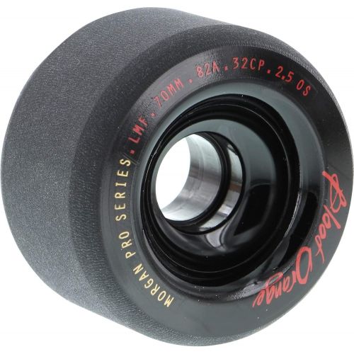  Blood Orange Morgan 70mm 82a Black Skateboard Wheels (Set Of 4)