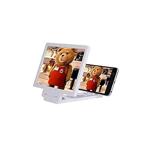  Bloomgreen Co. 3D Movie Screen Enlarge Magnifier Folding Stand for Mobile White