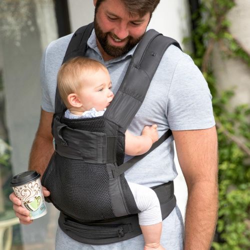  Blooming Bath Blooming Airpod Baby Carrier (Black Baby Carrier)