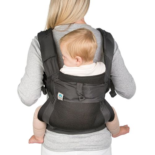  Blooming Bath Blooming Airpod Baby Carrier (Black Carrier with Infant Insert)