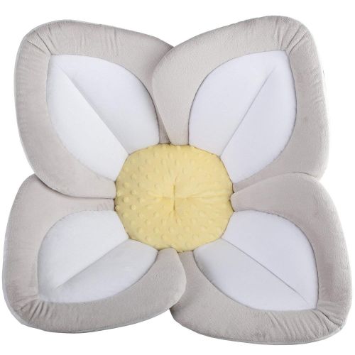  [아마존베스트]Blooming Bath Lotus - Baby Bath (Gray/Light Yellow)