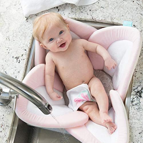  [아마존베스트]Blooming Bath Lotus - Baby Bath (Pink/White/Gray)