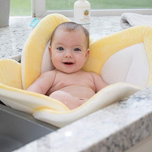  [아마존베스트]Blooming Bath Lotus - Baby Bath (Yellow/White/Gray)