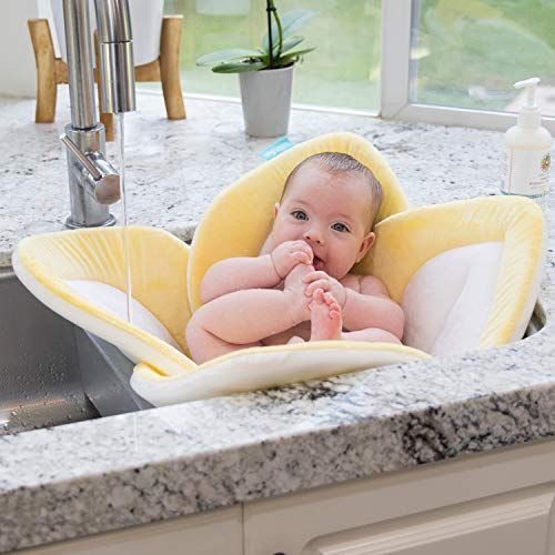  [아마존베스트]Blooming Bath Lotus - Baby Bath (Yellow/White/Gray)