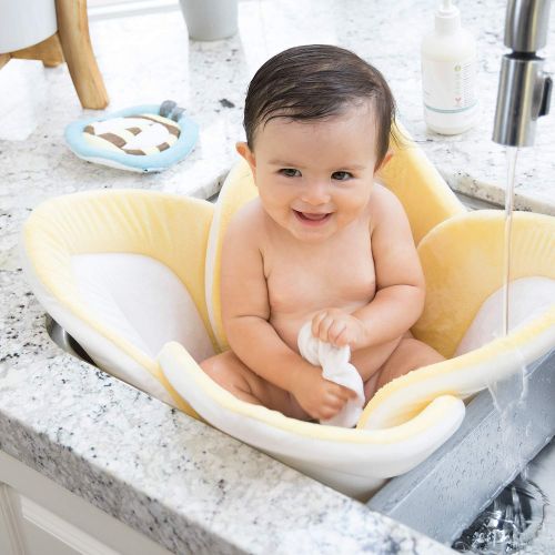  [아마존베스트]Blooming Bath Lotus - Baby Bath (Yellow/White/Gray)