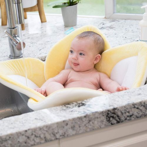  [아마존베스트]Blooming Bath Lotus - Baby Bath (Yellow/White/Gray)