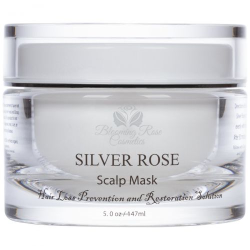  Blooming Rose Cosmetics SILVER ROSE, SCALP MASK, HAIR LOSS PREVENTION AND RESTORATION SOLUTION 100%...