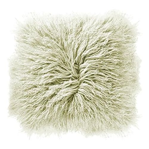  Bloomingville A79200000U1 Cream Color Mongolian Lamb Fur Pillow