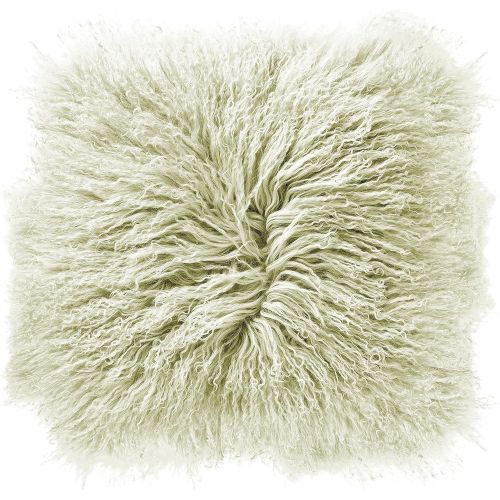  Bloomingville A79200000U1 Cream Color Mongolian Lamb Fur Pillow