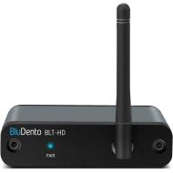 BluDento True Hi-Fi aptX HD Bluetooth 5.0 Music Receiver Long Range, Built-in Burr Brown DAC, for Streaming Audio to Any A/V Receiver, Powered Speaker, Amplifier