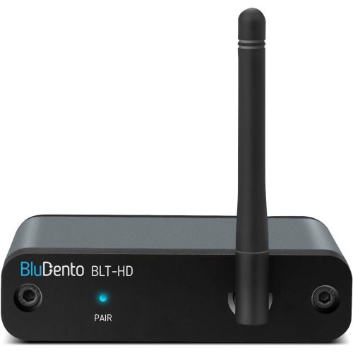  BluDento True Hi-Fi aptX HD Bluetooth 5.0 Music Receiver Long Range, Built-in Burr Brown DAC, for Streaming Audio to Any A/V Receiver, Powered Speaker, Amplifier