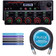 BOSS RC-505 Loop Station Bundle with Blucoil 10-FT XLR Microphone Cable and 5-Pack of Reusable Cable Ties