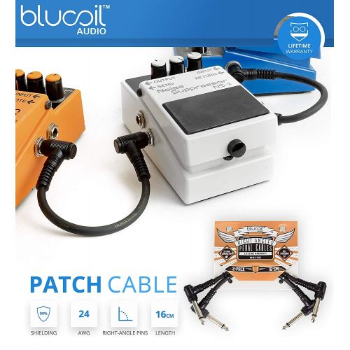  Heet EBow Handheld Electronic Bow Bundle with Blucoil 2-Pack of Blucoil Patch Cables and 2 9V Alkaline Batteries