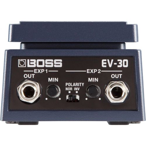  BOSS EV-30 Dual Expression Pedal Bundle with 1m Stereo Cable, Blucoil 4-Pack of Celluloid Guitar Picks, and 5-Pack of Reusable Cable Ties