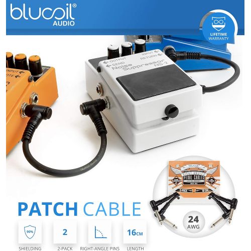  LR Baggs Para Acoustic DI Box Bundle with Blucoil 10-FT Balanced XLR Cable, 10-FT Straight Instrument Cable (1/4in), 2-Pack of Pedal Patch Cables, and 2 9V Alkaline Batteries