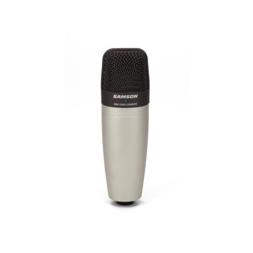  Samson C01 Hypercardioid Condenser Microphone for Studio Recording -INCLUDES- Blucoil 10-Fft XLR Cable AND 5-Pack of Velcro Cable Ties