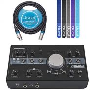 Mackie Big Knob Studio 3x2 Monitor ControllerUSB Audio Interface 24bit 192kHz -INCLUDES- Traktion Software, Blucoil 10-Ft XLR Cable (Male-to-Female) AND 5-Pack of Cable Ties