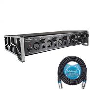 Tascam US-4x4 USB Audio Interface - BUNDLED WITH - Blucoil 20-Ft Balanced XLR Cable