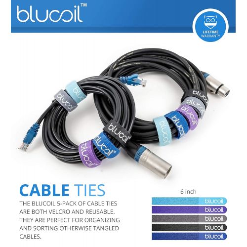  BOSS RC-505 Loop Station Bundle with Blucoil 10-FT XLR Microphone Cable and 5-Pack of Blucoil Reusable Cable Ties