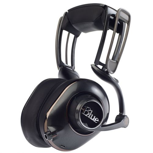  Blue Mo-Fi Powered High-Fidelity Headphones with Integrated Audiophile Amplifier