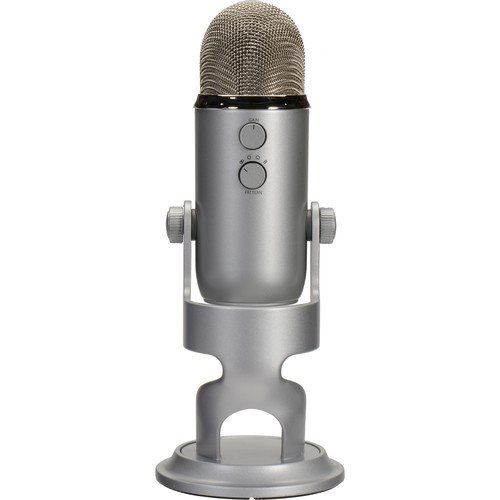  Blue Yeti Studio USB Microphone Professional Recording System with Lola Over-Ear Isolation Headphones & Pop Filter Bundle