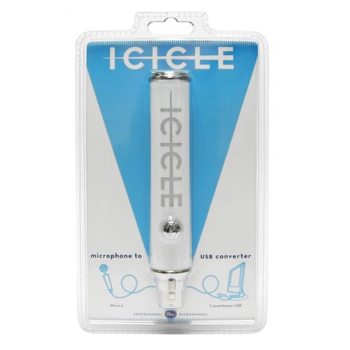  Blue Microphones Icicle XLR to USB Mic ConverterPreamp -INCLUDES- Blucoil Audio 10 Feet Balanced XLR Cable AND 5 Pack of Reusable Cable Ties
