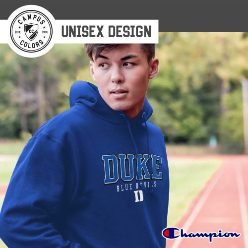  Blue 84 Duke Blue Devils Adult Arch Logo Classic Hoody - Royal