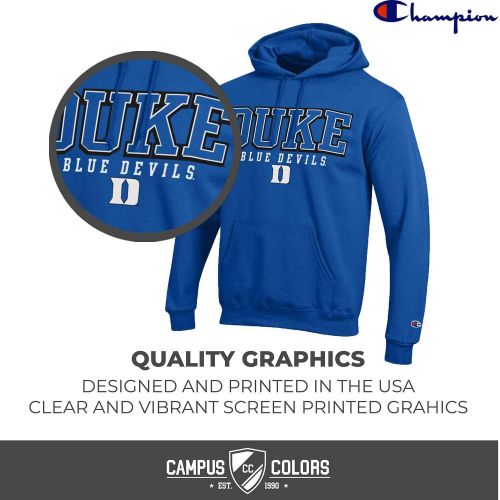  Blue 84 Duke Blue Devils Adult Arch Logo Classic Hoody - Royal