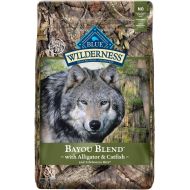Blue Buffalo Wilderness Bayou Blend High Protein Grain Free, Natural Dry Dog Food with Alligator & Catfish