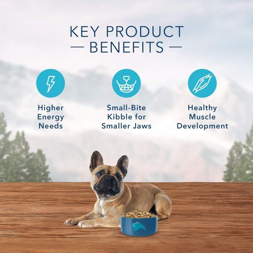  Blue Buffalo Wilderness Rocky Mountain Recipe High Protein Grain Free, Natural Adult Small Breed Dry Dog Food