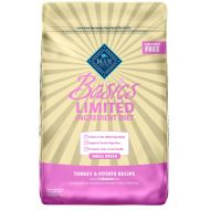 Blue Buffalo Basics Limited Ingredient Diet, Natural Adult Small Breed Dry Dog Food, Turkey & Potato