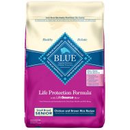 Blue Buffalo Life Protection Formula Natural Senior Small Breed Dry Dog Food