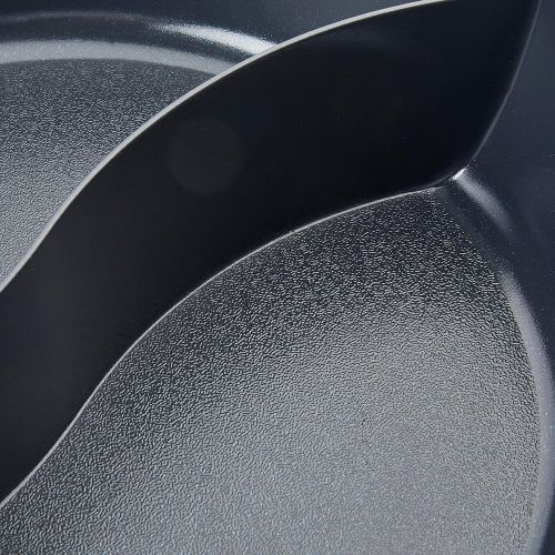  Blue Diamond Ceramic Nonstick Split Savor, 5.5QT Electric Skillet Hot Pot with Divider, Dishwasher Safe, Adjustable Temperature Control, PFAS-Free, Blue