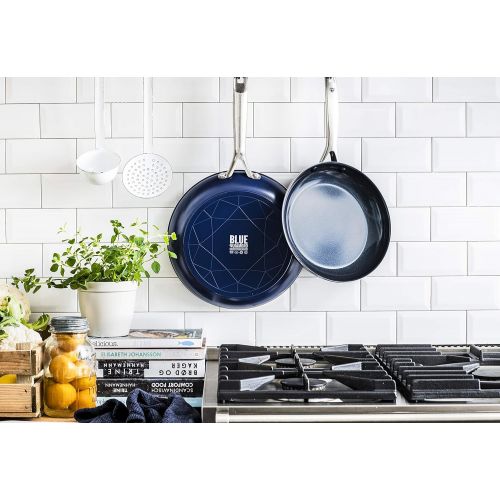  [아마존베스트]Blue Diamond Cookware Pan 9.5& 11, 2pk Frypan