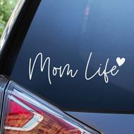 Blue Giraffe Mom Life Car Decal - 7 Cute Bumper Sticker for Your Car