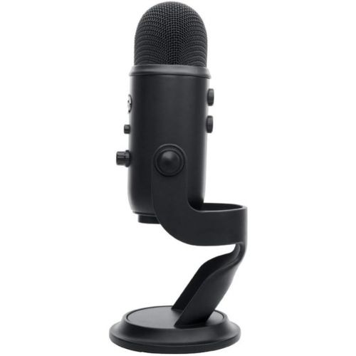  [아마존베스트]Blue Microphones Blue Yeti USB Microphone (Blackout) Bundle with Knox Gear Headphones and Pop Filter (3 Items)