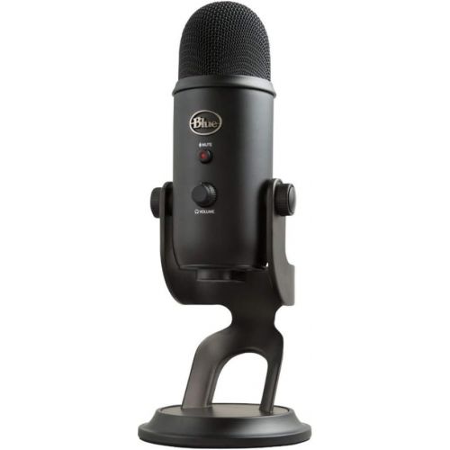  [아마존베스트]Blue Microphones Blue Yeti USB Microphone (Blackout) Bundle with Knox Gear Headphones and Pop Filter (3 Items)
