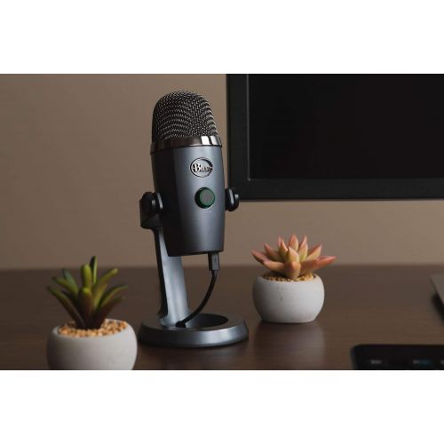  [아마존베스트]Blue Microphones Blue Yeti Nano USB Microphone (Shadow Gray) with Studio Headphones and Knox Gear Pop Filter Bundle (3 Items)