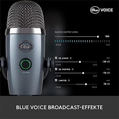  [아마존베스트]Blue Microphones Yeti Nano Professional USB Condenser Microphone with Multiple Recording Patterns and Latency Monitoring, for Recording and Streaming on PC and Mac, grey