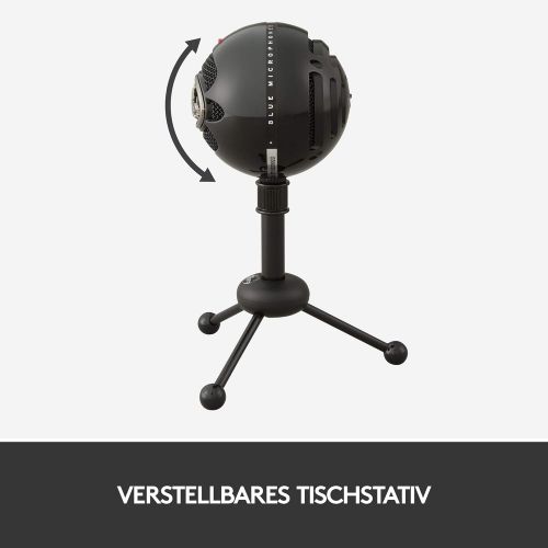  [아마존베스트]Blue Microphones Snowball Omnidirectional/Cardioid USB Microphone - Black