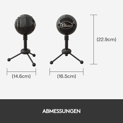  [아마존베스트]Blue Microphones Snowball Omnidirectional/Cardioid USB Microphone - Black
