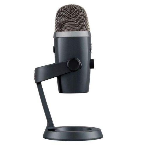  Blue Microphones BLUE MICROPHONES Yeti Nano Premium USB Microphone (Shadow Grey - 0281) + Suspension Boom Scissor Arm Stand + Microphone Wind Screen + Mic Stand Adapter + MicroFiber Cloth